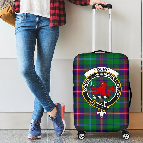 Young Tartan Clan Badge Luggage Cover Hj4