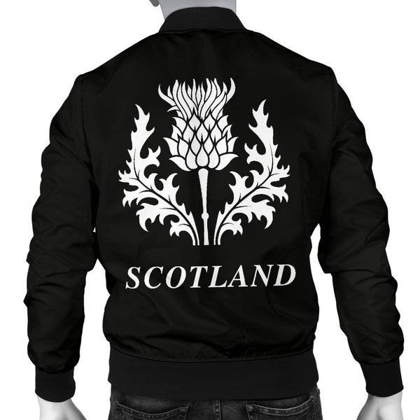 Ramsay Tartan Lion And Thistle Bomber Jacket For Men Th8