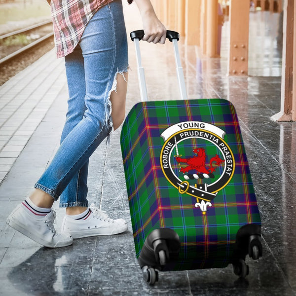 Young Tartan Clan Badge Luggage Cover Hj4