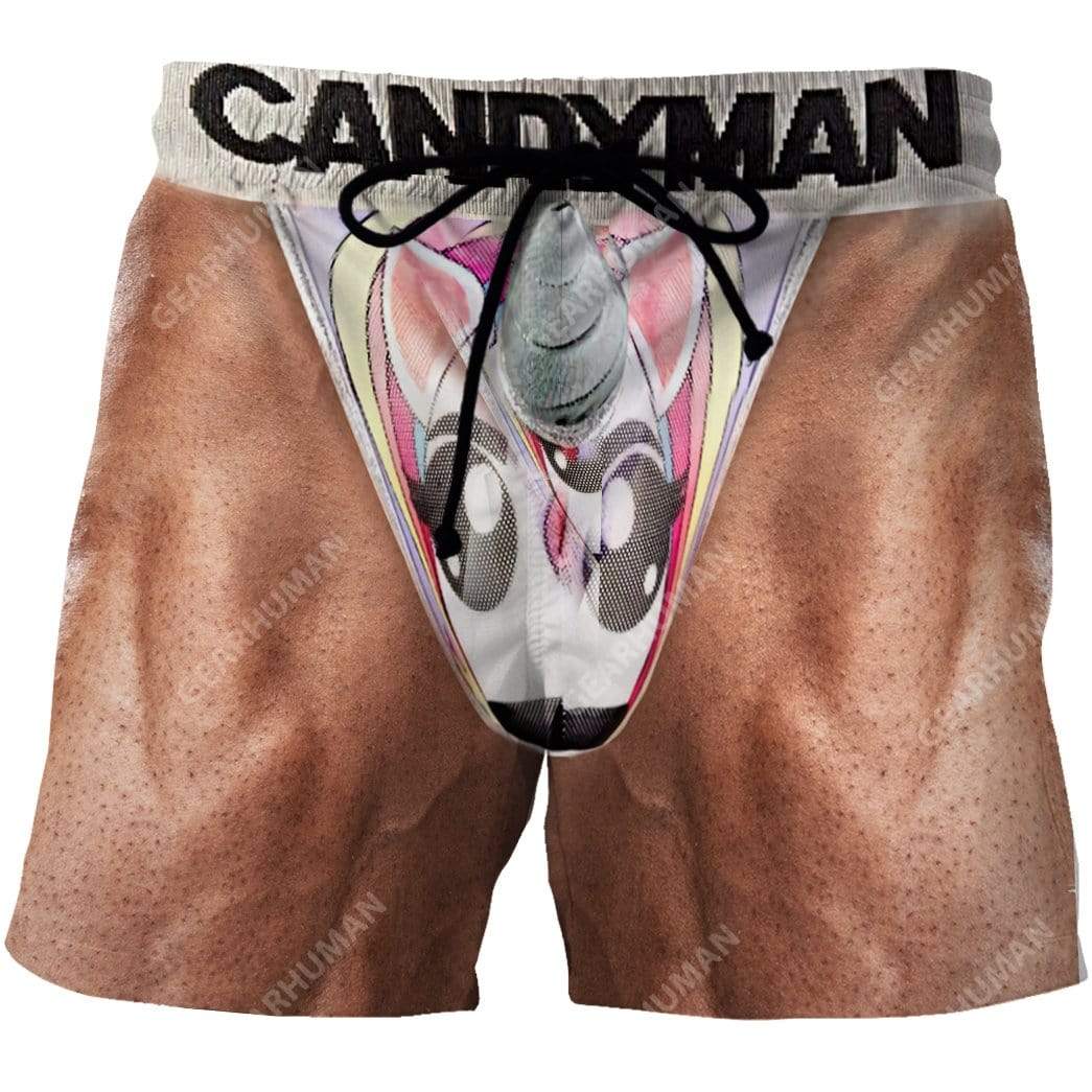 Custom Beach Shorts - Swim Trunks Unicorn