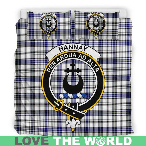 Hannay Clan Badge Tartan Bedding Set K7