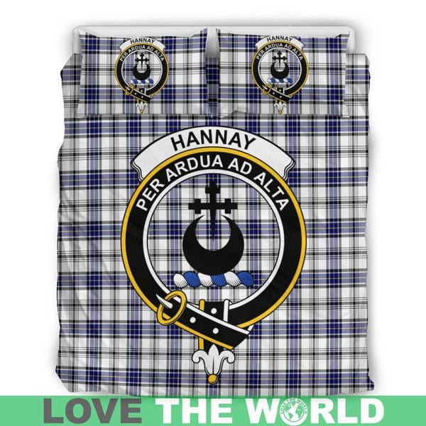 Hannay Clan Badge Tartan Bedding Set K7