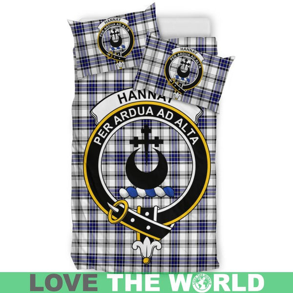 Hannay Clan Badge Tartan Bedding Set K7