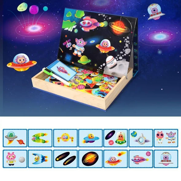 Dress Up & Learn - 3D Magnetic Puzzle Set