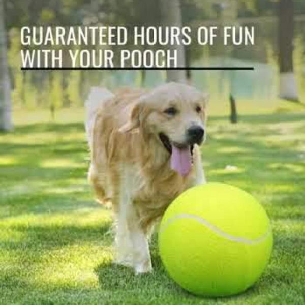 GIANT TENNIS BALL PET TOY