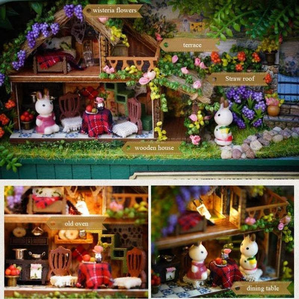 WOODEN BOX THEATER DOLLHOUSE