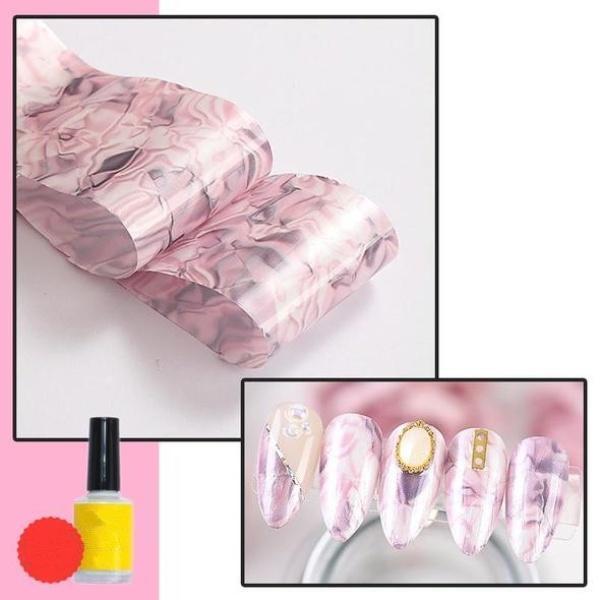 Marble Series Nail Foils