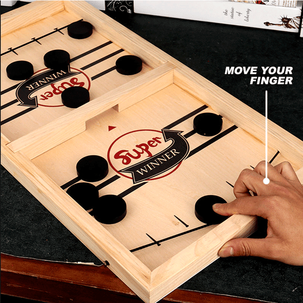 HOCKEY SLING PUCK BOARD GAME