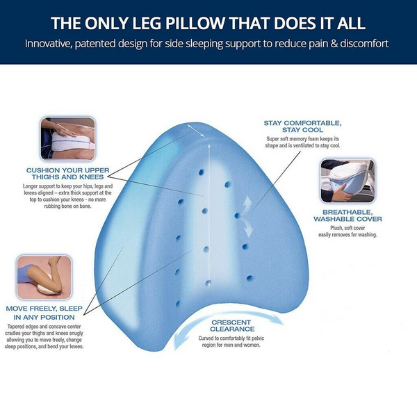 ORTHOPEDIC MEMORY FOAM LEG PILLOW