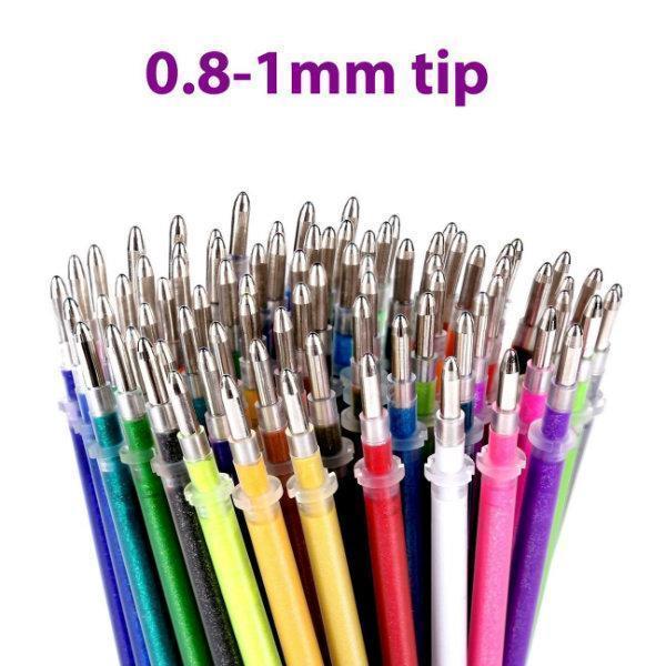 Glitter Gel Pens for Adult Coloring Books