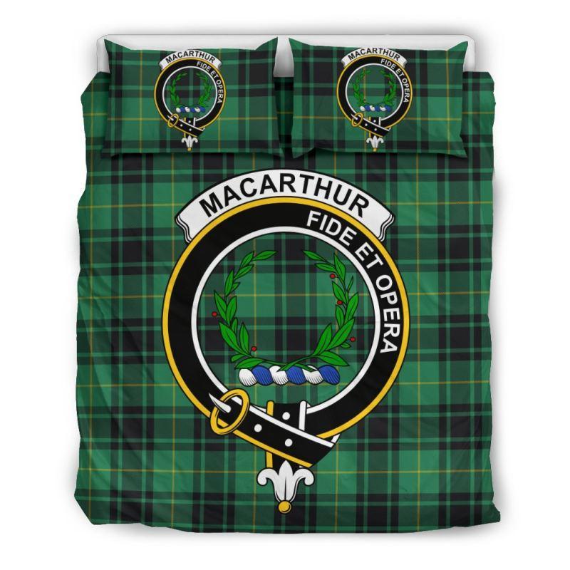Macarthur Ancient Clan Badge Tartan Bedding Set K7