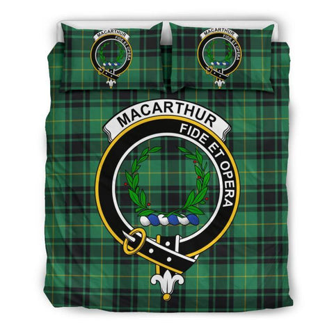 Macarthur Ancient Clan Badge Tartan Bedding Set K7