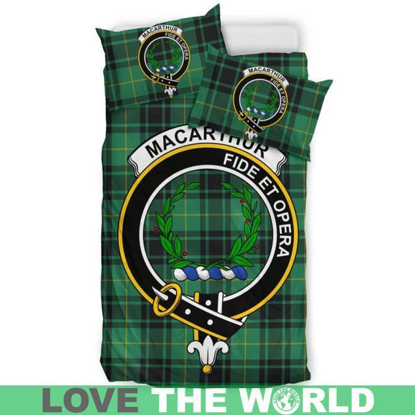 Macarthur Ancient Clan Badge Tartan Bedding Set K7