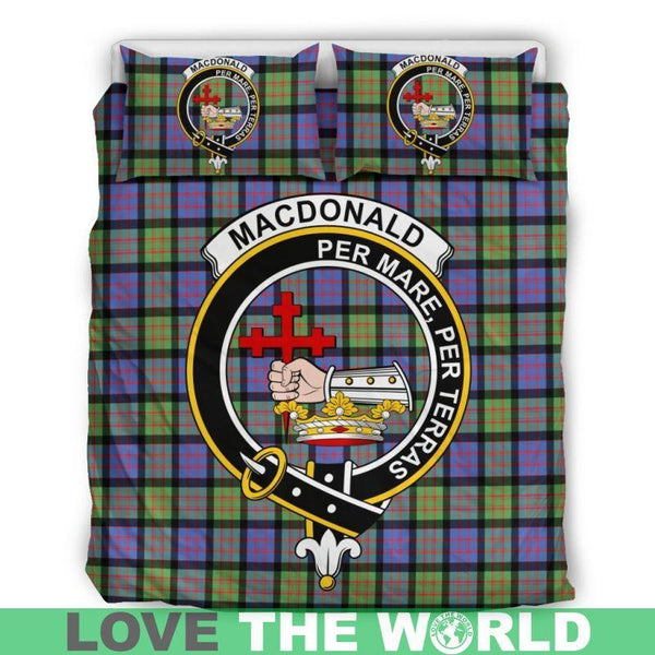 Macdonald Ancient Clan Badge Tartan Bedding Set K7