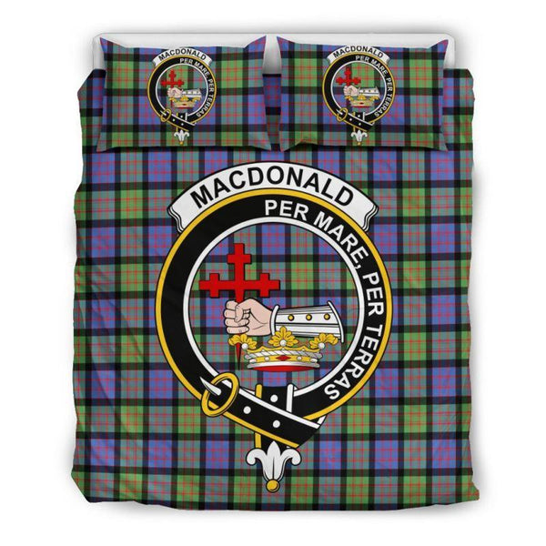 Macdonald Ancient Clan Badge Tartan Bedding Set K7