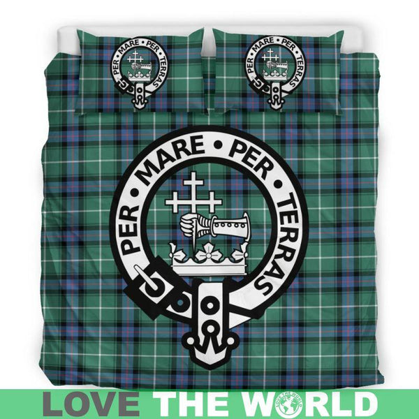 Macdonald Of The Isles Hunting Ancient Clan Badge Tartan Bedding Set K7