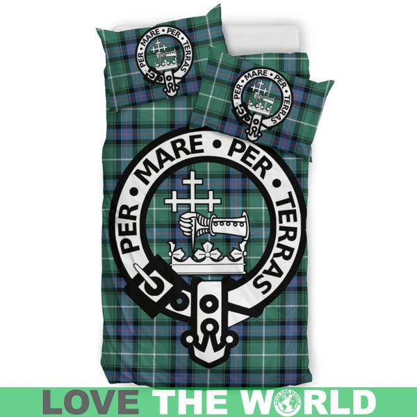 Macdonald Of The Isles Hunting Ancient Clan Badge Tartan Bedding Set K7