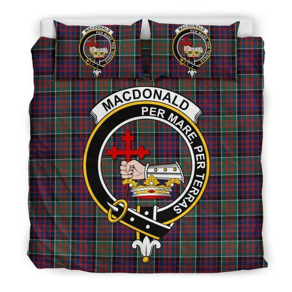 Macdonald Clan Badge Tartan Bedding Set K5