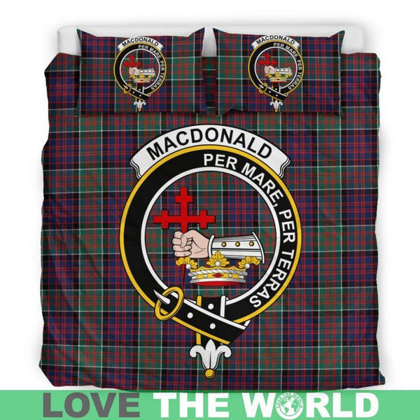 Macdonald Clan Badge Tartan Bedding Set K5