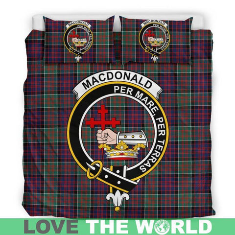 Macdonald Clan Badge Tartan Bedding Set K5