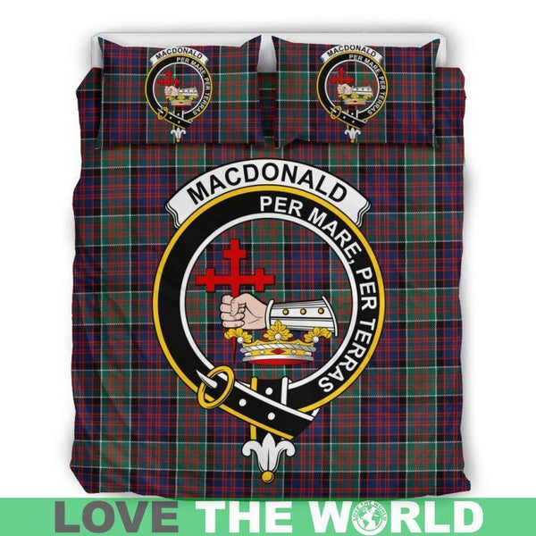 Macdonald Clan Badge Tartan Bedding Set K5