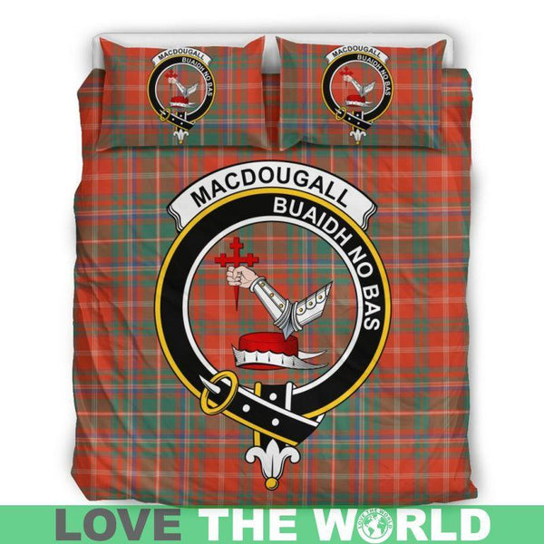 Macdougall Ancient Clan Badge Tartan Bedding Set K7