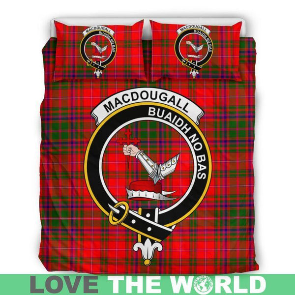 Macdougall Modern Clan Badge Tartan Bedding Set K7