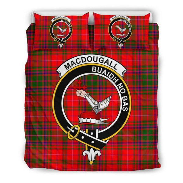 Macdougall Modern Clan Badge Tartan Bedding Set K7