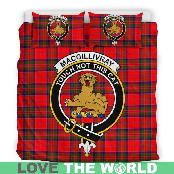 Macgillivray Modern Clan Badge Tartan Bedding Set K7