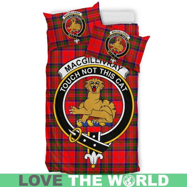 Macgillivray Modern Clan Badge Tartan Bedding Set K7