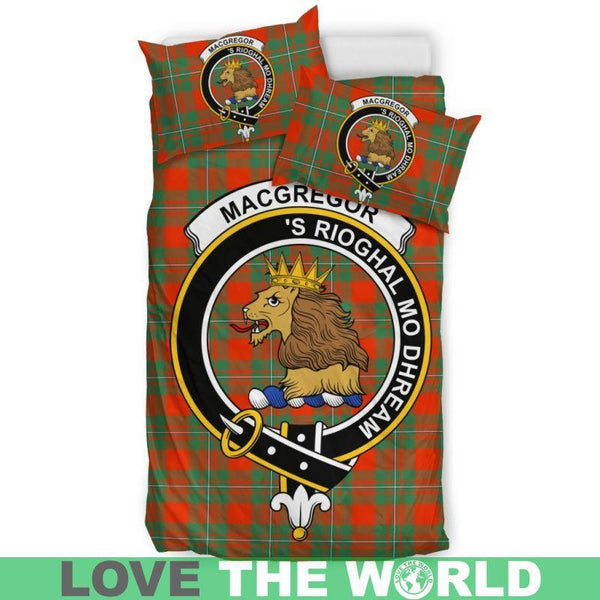 Macgregor Ancient Clan Badge Tartan Bedding Set K7