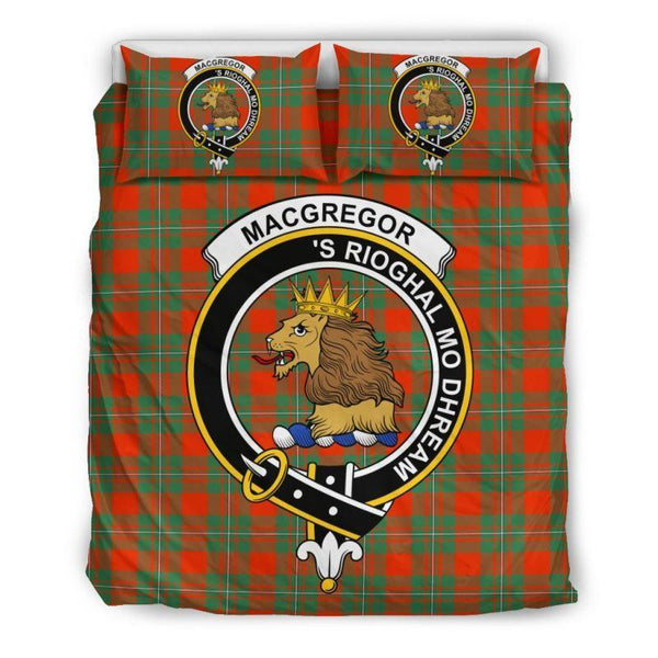 Macgregor Ancient Clan Badge Tartan Bedding Set K7