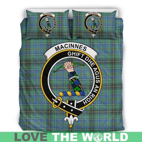 Macinnes Ancient Clan Badge Tartan Bedding Set K7