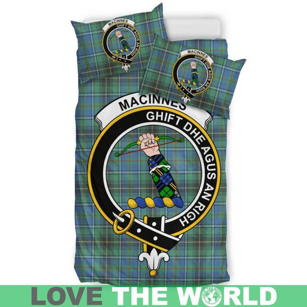 Macinnes Ancient Clan Badge Tartan Bedding Set K7