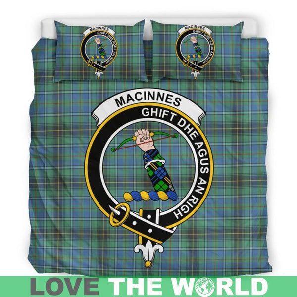 Macinnes Ancient Clan Badge Tartan Bedding Set K7