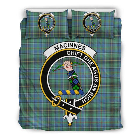 Macinnes Ancient Clan Badge Tartan Bedding Set K7