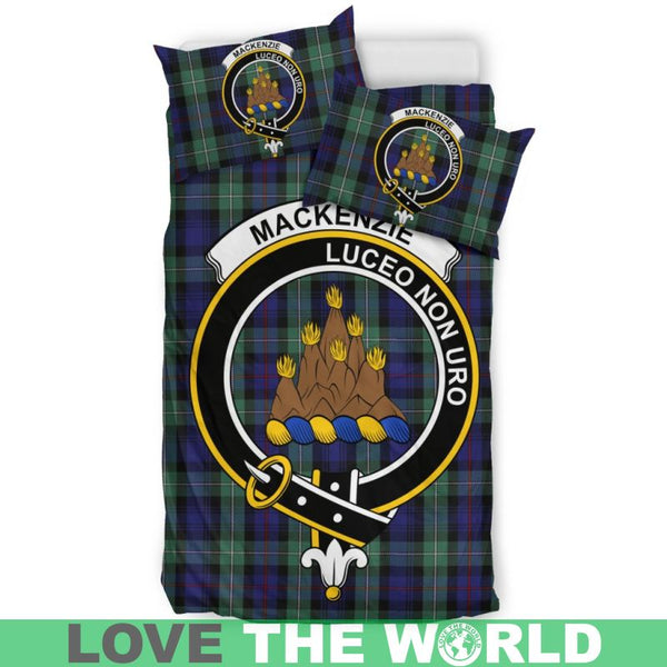 Mackenzie Clan Badge Tartan Bedding Set K5