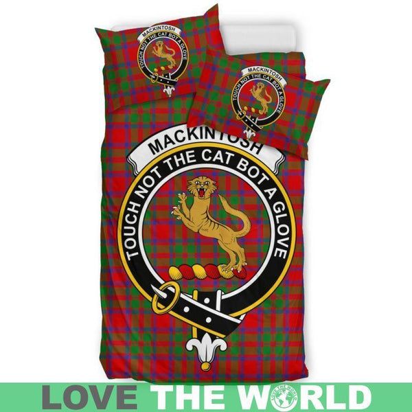 Mackintosh Modern Clan Badge Tartan Bedding Set K7