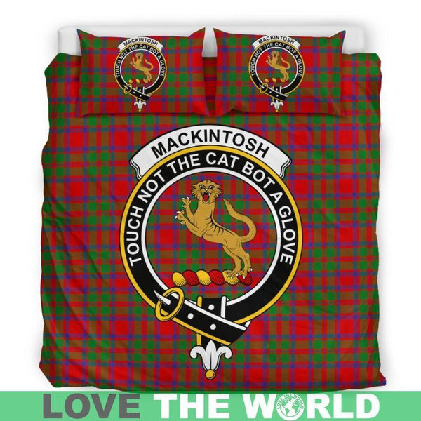 Mackintosh Modern Clan Badge Tartan Bedding Set K7