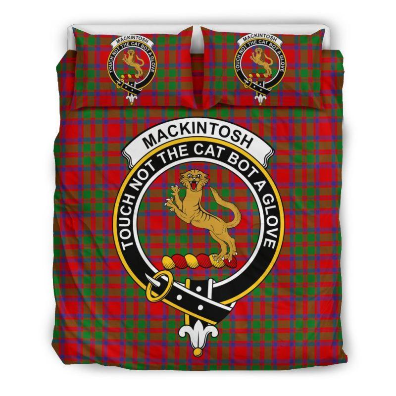 Mackintosh Modern Clan Badge Tartan Bedding Set K7