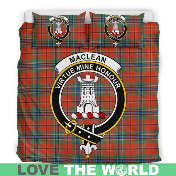 Maclean Of Duart Ancient Clan Badge Tartan Bedding Set K7
