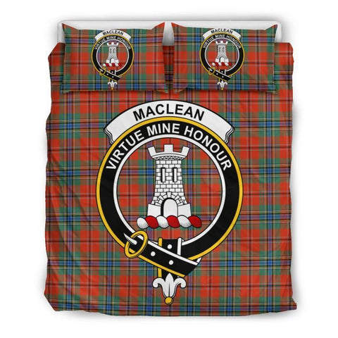 Maclean Of Duart Ancient Clan Badge Tartan Bedding Set K7