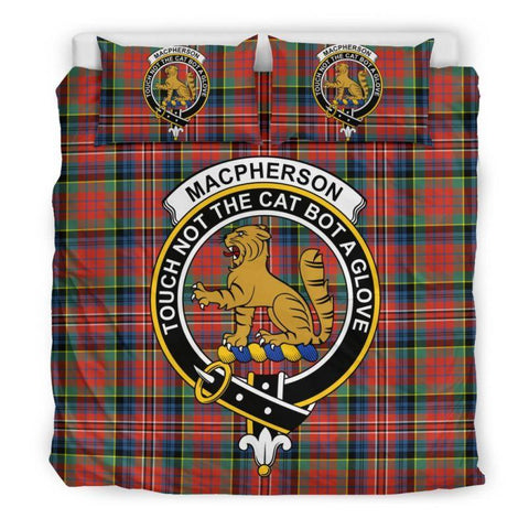 Macpherson Ancient Clan Badge Tartan Bedding Set K5