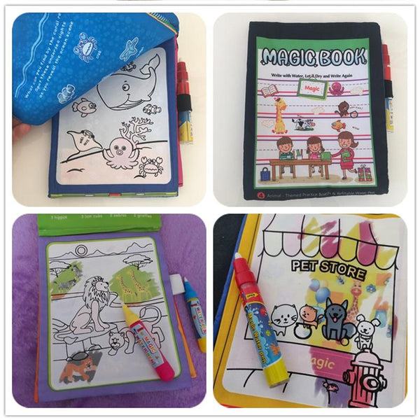 Magic Water Drawing Book