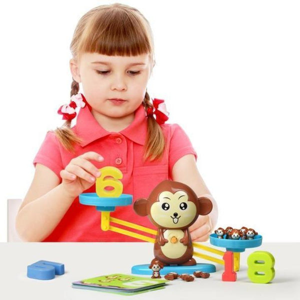MONKEY MATH SCALE NUMBER GAME TOY