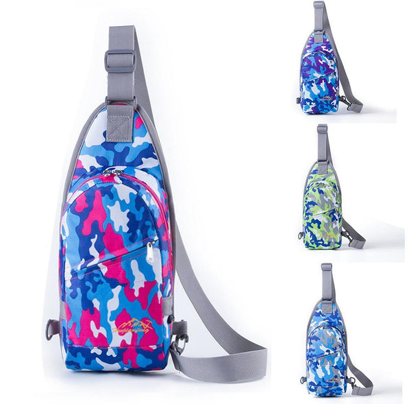 Multi Color Camo Sling Bag