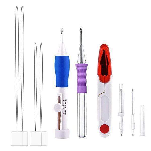 RAINBOW COLOR EMBROIDERY THREADING TOOL 136 SETS