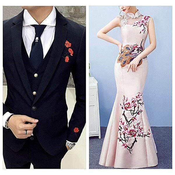 RAINBOW COLOR EMBROIDERY THREADING TOOL 136 SETS