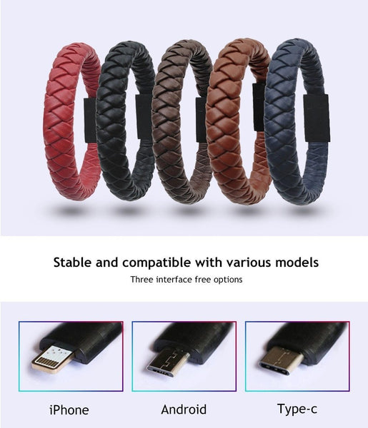 Data Charging Cable Bracelet