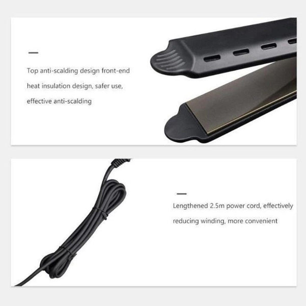 Ceramic Tourmaline Ionic Flat Iron Hair Straightener
